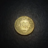 Escoines Koleksiyon 39963687b0c58943dc 1990 Pirinç 100Lira ÇA/ÇİL Eski Madeni Para thumbnail 2