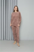 Moda Çizgi Welsoft Polar Kadın Pijama Takımı 8519 - 2
