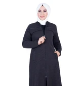 Omuzu Deri Detay Tesettür Kap Kahve - 3