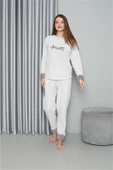 Moda Çizgi Welsoft Polar Kadın Pijama Takımı 8515 - 1