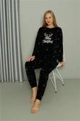 Moda Çizgi Welsoft Polar Kadın Pijama Takımı 8514 - 3