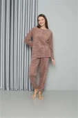 Moda Çizgi Welsoft Polar Kadın Pijama Takımı 8519 - 3