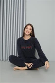 Moda Çizgi Welsoft Polar Kadın Pijama Takımı 8517 - 4