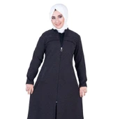 Omuzu Deri Detay Tesettür Kap Kahve - 4