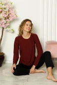 Moda Çizgi Kadın Penye Uzun Kol Pijama Takım 4111 - 2