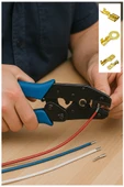 GES SP-11 İzolesiz Kablo Pabucu Sıkma Pensesi 1.5-6mm2 AWG16-10 (YYT-11) - 5