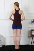 Moda Çizgi Kadın Penye Şortlu Takım 3611 - 4