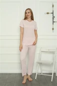 Moda Çizgi Kadın Penye Pijama Takım 4157 - 1