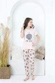 Moda Çizgi Anne Kız Aile I Love Yoga Pijama Takım Ayrı Ayrı Satılır 50101 - 5