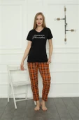 Moda Çizgi Kadın Penye Pijama Takım 4165 - 1