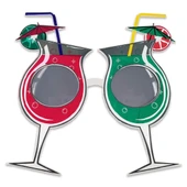 Kokteyl Temalı Hawaii Yaz Partisi Gözlüğü 15x16 Cm - 4