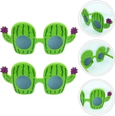 Kaktüs Temalı Hawaii Yaz Partisi Gözlüğü 8.5x18.5 Cm - 5