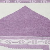 Hediyelik Çift Taraf Seccade Lila Krem 70x130 cm - 450 gr - 3