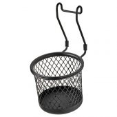 Siyah Renk Asılabilir Delikli Kaşıklık Çatal Kaşıklık Bıçaklık MeridyenDukkan 14x16 cm Siyah - 1