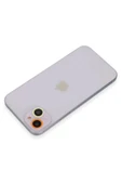 iPhone 13 Renkli Kamera Lens Koruma Cam - Sarı-Turuncu - 2
