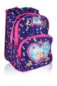 Lugmo 3 Lü İlkokul Çanta Seti Kız Çocuk Çantası Astarlı Love Sue Mor-Pembe - 2