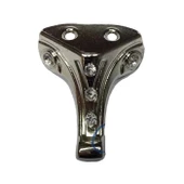 Moda Taşlı Ahşap, Mdf, Sunta Sandık Ayağı, Kutu Ayak 3,5 Cm - Nikel - 1