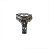 Moda Taşlı Ahşap Sandık Ayağı, Kutu Ayak 1,5 Cm - Nikel, 100 Adet - 1