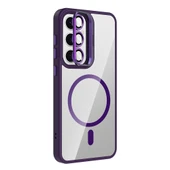 Gpack Samsung Galaxy S24 FE uyumlu Kılıf Standlı M-Safe Özellikli Etro Kapak  Lens Koruma thumbnail 7