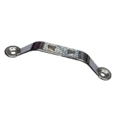 Dekoratif Zamak Kulp Dıştan - 64mm, Nikel, 1 Adet - 1
