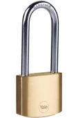 Yale Y110b/30/147/1 - 30mm Pirinç Asma Kilit (UZUN HALKA) - Yüksek Koruma - Sertleştirilmiş Çelik Halka thumbnail 1