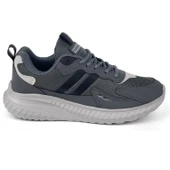 Erkek Füme Buz Bağcıklı Esnek Hafif Günlük Sneaker Spor Ayakkabı thumbnail 4