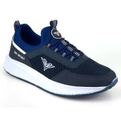Erkek Lacivert Bağcıksız Esnek Çok Hafif Günlük Sneaker Spor Ayakkabı - 3