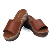 Kadın Taba Dolgu Topuklu Günlük Rahat Terlik thumbnail 5