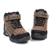 Unisex Çocuk Vizon Siyah İçi Kürklü Kışlık Termo Taban Suya Soğuğa Dayanıklı Günlük Rahat Outdoor Bot - 3