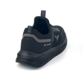 Erkek Siyah Bağcıksız Esnek Çok Hafif Günlük Sneaker Spor Ayakkabı thumbnail 5