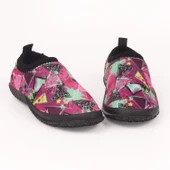 Kadın Pembe Kaydırmaz Tabanlı Ergonomik Tasarımlı Dayanıklı Plaj, Havuz, Deniz Ayakkabısı - 4