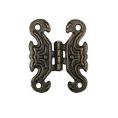 Dekoratif Sac Kelebek Menteşe - Küçük, Antik, 1 Adet - 1