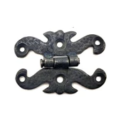 Antika Tarz Dekoratif Pirinç Kelebek Menteşe - Oksit - 1