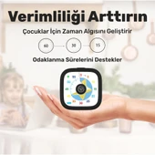 NPO NPT31ST Mutfak,Ders,Yemek için 60dk Analog Alarm Zamanlayıcı,Pomodoro Öğrenci Motivasyon Saati - 4