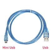 5 pin Mini usb kablo usb to mini usb şarj ve data kablosu 1m - 2