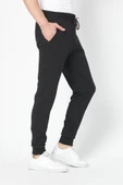 Erkek Siyah Slim Fit Mevsimlik Eşofman Altı MTLC8442 - 8