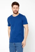 Erkek Çok Renkli T- Shirt Regular Fit Rahat Kesim Bisiklet Yaka 5'li Basic Tişört Paketi thumbnail 10