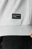 Erkek Gri Basic Bisiklet Yaka Sweatshirt thumbnail 4