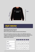 Erkek Bordo Çift Bisiklet Yaka Standart Rahat Kesim Sweatshirt MTLCE68-BORDO - 6