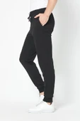 Erkek Siyah Slim Fit Mevsimlik Eşofman Altı MTLC8442 - 12
