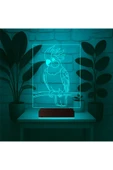 Kirppi 3d Lamba Kakadu Papağan Pet Shop Masa Gece Lambası - 5