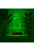 Kirppi 3d Lamba Kakadu Papağan Pet Shop Masa Gece Lambası - 4