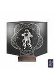 Kirppi 3d Lamba Astronot Uzay Masa Gece Lambası - 1