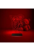 Kirppi 3d Lamba Çocuk Odası İnek Kovboy Masa Gece Lambası - 3