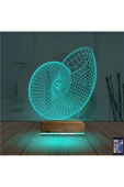 Kirppi 3d Lamba Deniz Kabuğu Masa Gece Lambası - 3
