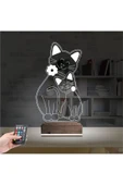 Kirppi 3d Lamba Sevimli Kedi Masa Gece Lambası - 2