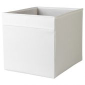 Kare Kutu Beyaz Düzenleyici Kutu IKEA Ev Düzeni Düzenleme Saklama Kutusu Beyaz  33x38x33 cm - 1