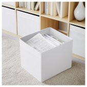Kare Kutu Beyaz Düzenleyici Kutu IKEA Ev Düzeni Düzenleme Saklama Kutusu Beyaz  33x38x33 cm - 2