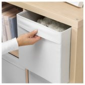 Kare Kutu Beyaz Düzenleyici Kutu IKEA Ev Düzeni Düzenleme Saklama Kutusu Beyaz  33x38x33 cm - 3