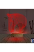 Kirppi 3d Lamba At Tasarım V2 Masa Gece Lambası - 7